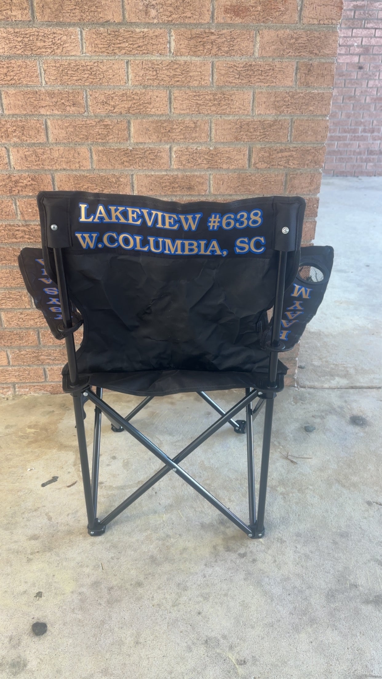 Personalized Foldable Chair with Carrying Case