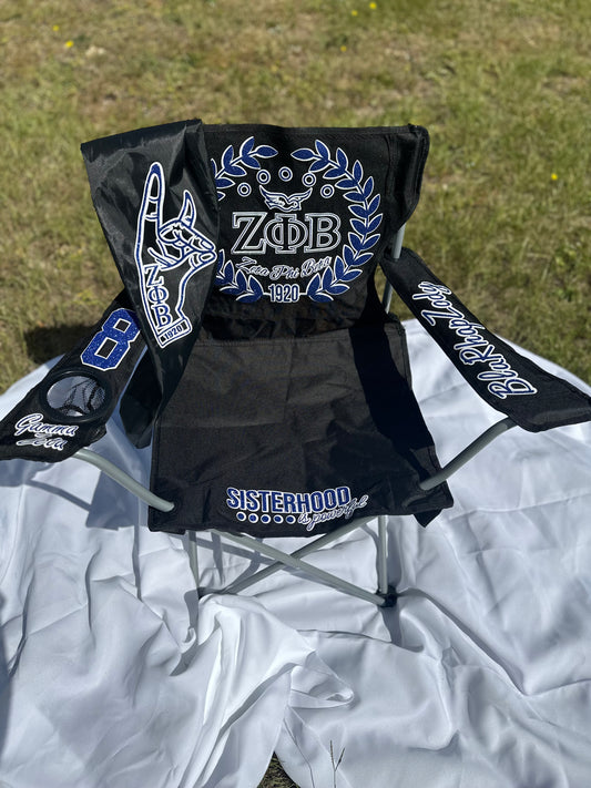 Personalized Foldable Chair with Carrying Case